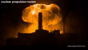 High-tech nuclear propulsion rocket engine design for deep space exploration