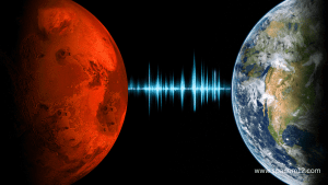 Infographic displaying how the Mars mass influences gravity and atmospheric pressure