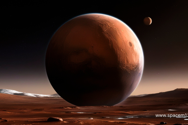 Graphical comparison of Mars’ mass and gravity influence within the inner planets.